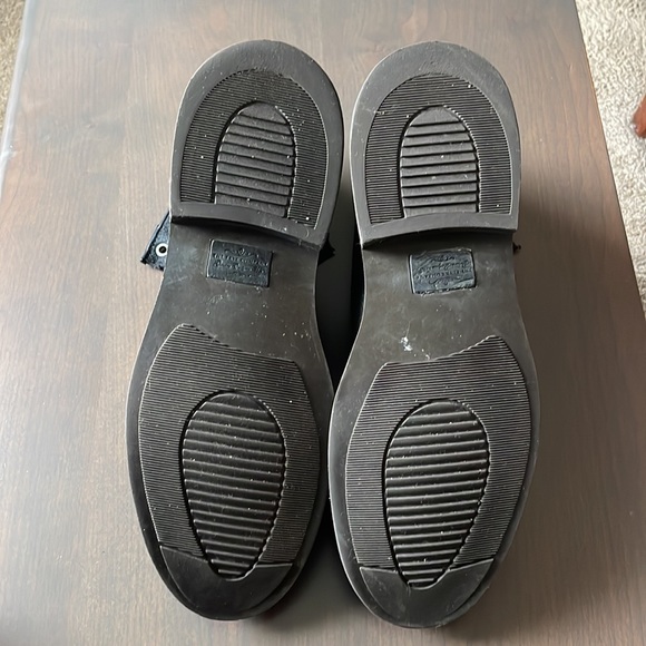 Like New Men’s Frye Wallace Lace-Up Boots, Black Waxed Suede Leather, Size 11D - Picture 5 of 8